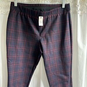 Talbots medium plaid leggings